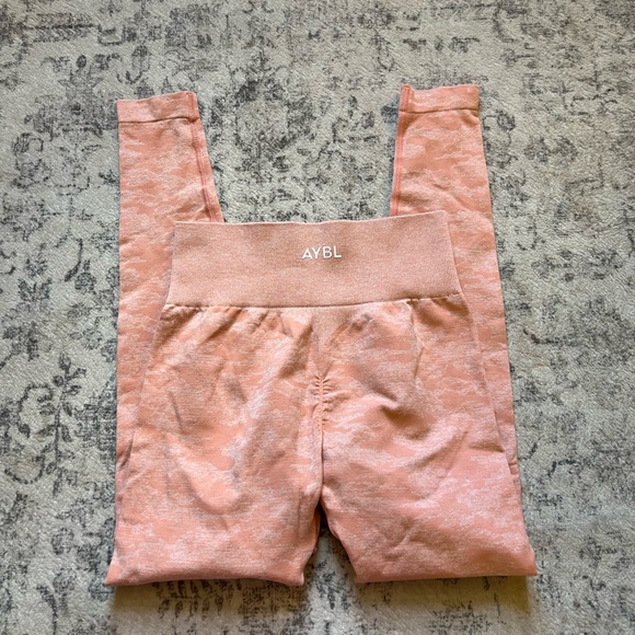 AYBL Peach Camo Leggings - Picture 2 of 2
